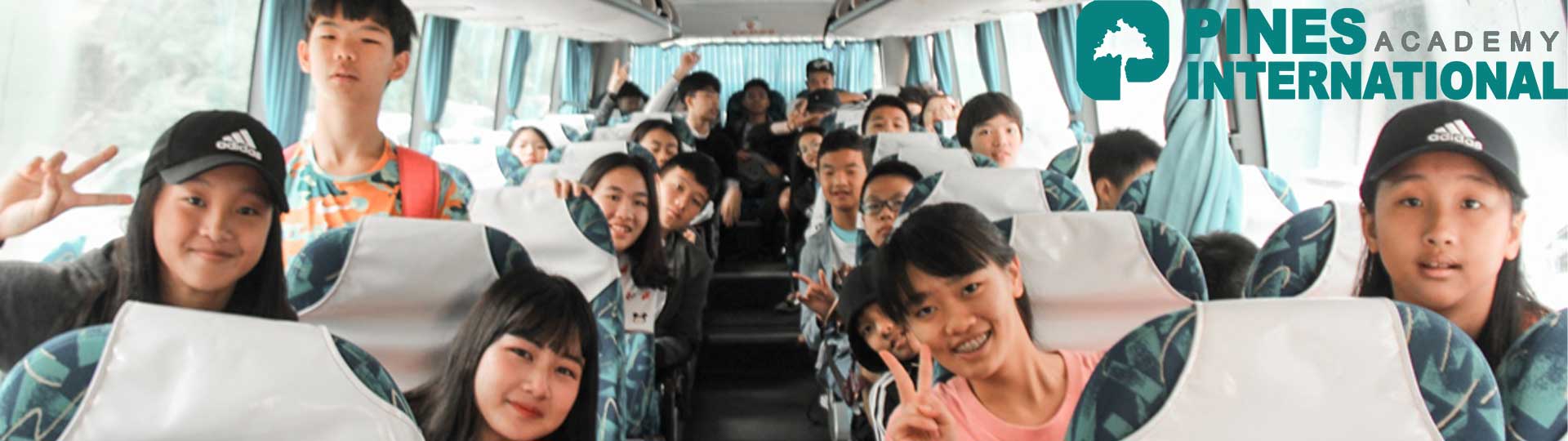 PINES Junior Camp 학생 액티비티 이동 모습
